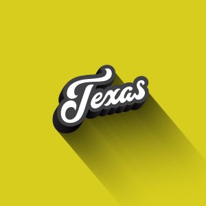 Texas text Calligraphy Vintage Retro Lettering vector design.
Typography 3D Poster Banner Card template.